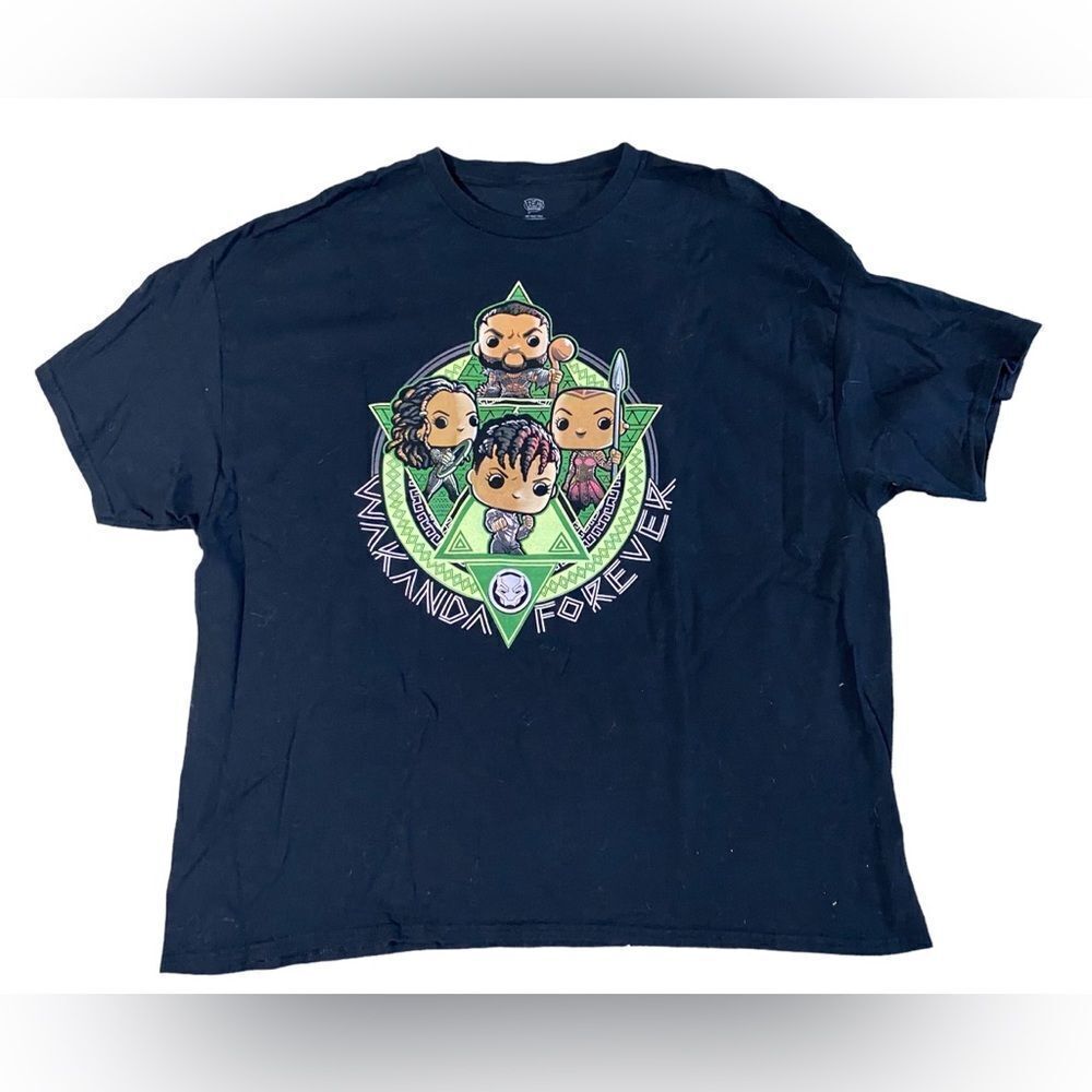 Funko Pop Marvel Black Panther Wakanda Forever Tshirt